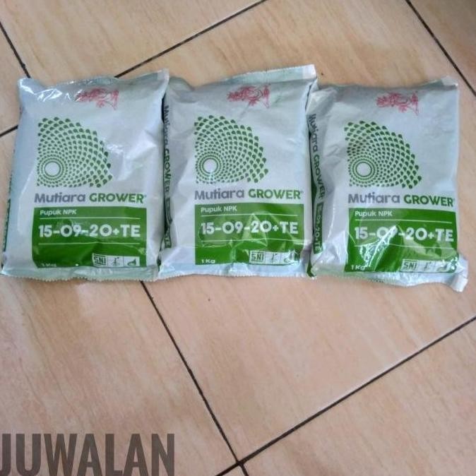 

Terlaris 1Kg Original Pack Meroke Mutiara Grower 15 9 20 Pupuk Majemuk Npk (Sku Jw)