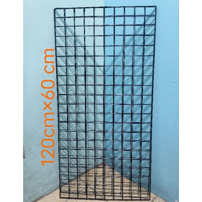 NEW NEW Bisa cod//Ram kawat hitam 60120 cm tebal 5/3 mm,pajangan dinding kuat dan kokoh,Rak besi ant