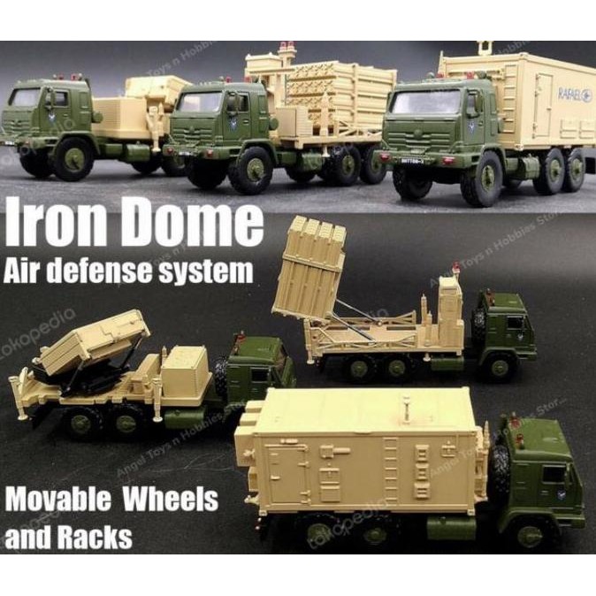 Diecast Truck Military Iron Dome IDF 1/72 By Panzerkampf