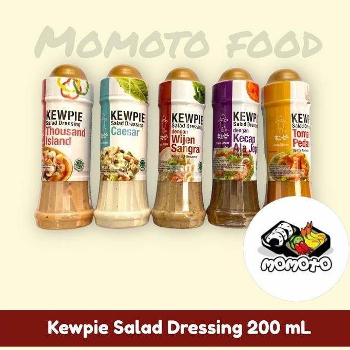 

Terlaris Kewpie Salad Dressing Saus Siram 200 Ml Wijen Sangrai Caesar Thousand