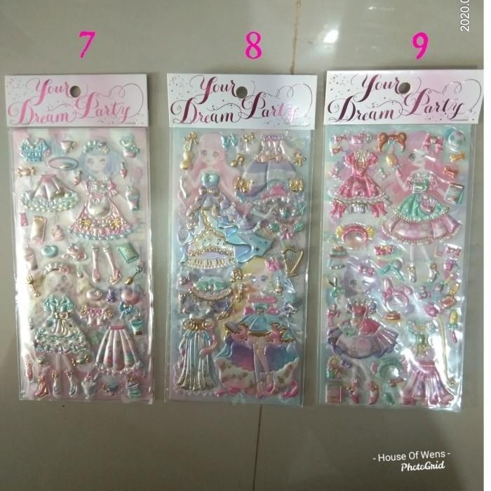 

Sticker Princess Timbul Double - Sticker Anak Lucu