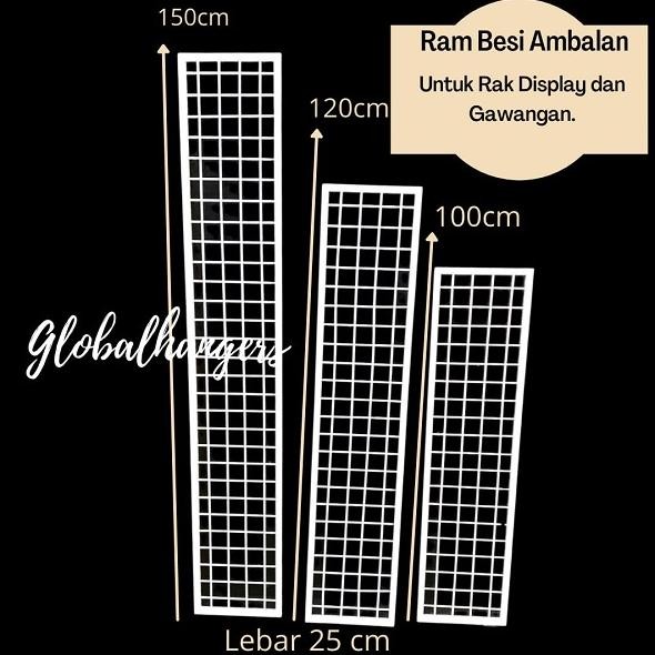 NEW NEW Ambalan Besi | Ram Besi Dinding | Ram Besi Tanaman | Ram Besi Gantung | Ram Ambalan Gawangan