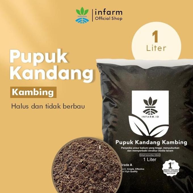 

Terlaris Pupuk Kandang Kohe Kambing Organik 1L Tidak Berbau Dan Tidak Panas