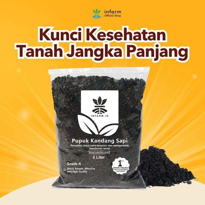 

Terlaris Media Tanam Organik Pupuk Kandang Gratis Label Tanaman 2 Liter