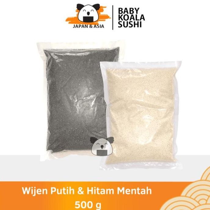 

Terlaris Goma Kuro Wijen Putih Hitam Mentah 500G