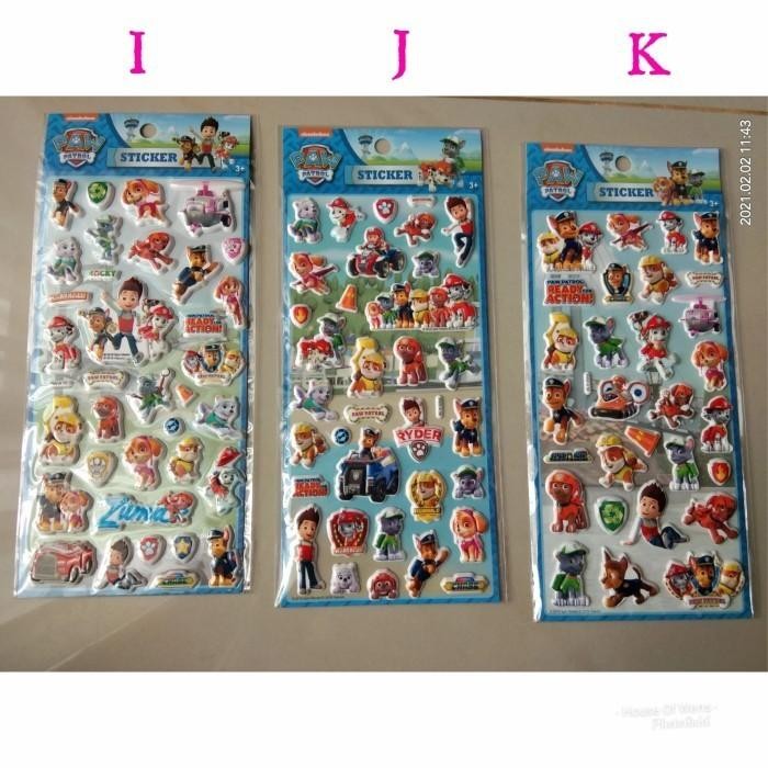 

Sticker Paw Patrol Timbul - Sticker Anak Lucu