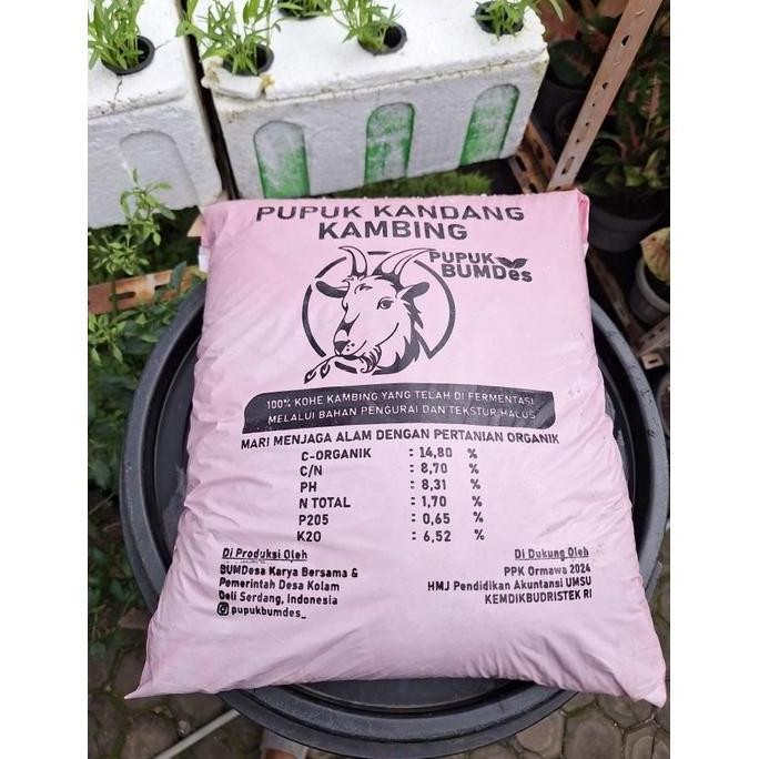 

Terlaris Pupuk Kandang Kambing Fermentasi Siap Pakai Kemasan 5 Kilogram - 100% Kohe Kambing Terlaris 100% Original