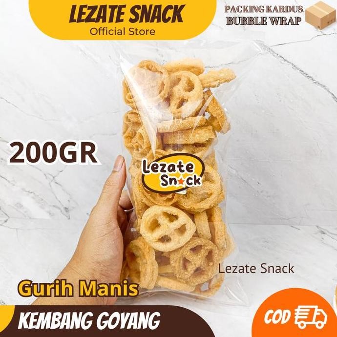 

Terlaris Kue Kembang Goyang 200Gr Gurih Manis Murah / Kue Kripik Kembang Seroja Rasa Wijen Khas Betawi