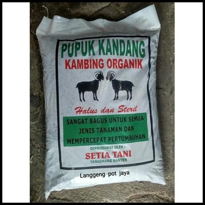 

Terlaris Pupuk Kandang Kambing Organik Halus Dan Steril New
