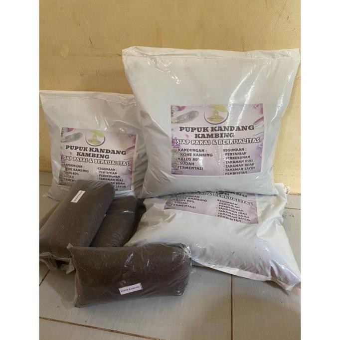 

Terlaris Pupuk Kandang Organik Kambing Halus Kemasan 1Kg Pupuk Kandang Organik