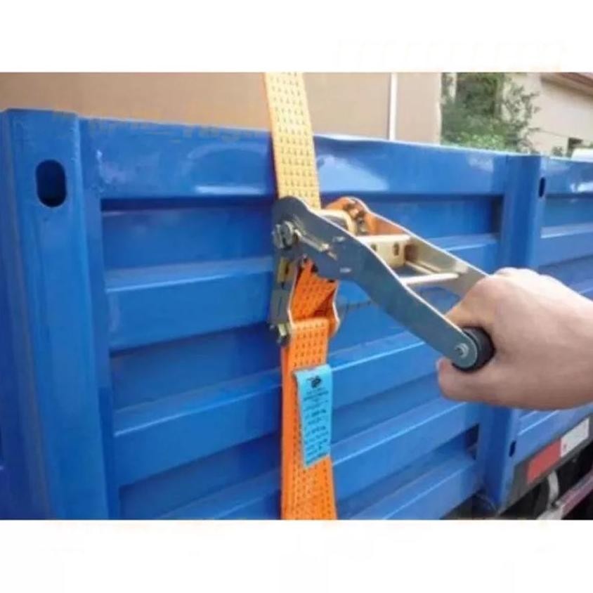 Premium 4Cm*10M/5Cm*8M Webbing Cargo Lashing Belt Trackbelt Tali Ikat Sabuk Truk Trek Belt Tali Soun