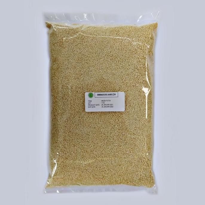 

Terlaris Wijen Putih / Sesame Seeds Kemasan 1 Kg Kualitas Premium 100% Asli