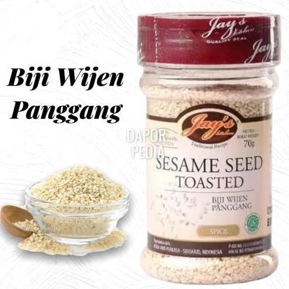 

Terlaris Sesamse Seed Toasted Jays Biji Wijen Panggang Sangrai Tabur Rempah