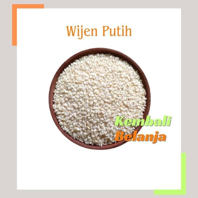 Terlaris Wijen Putih 50 Gram/ Wijen Onde-Onde/ Sesame Seed
