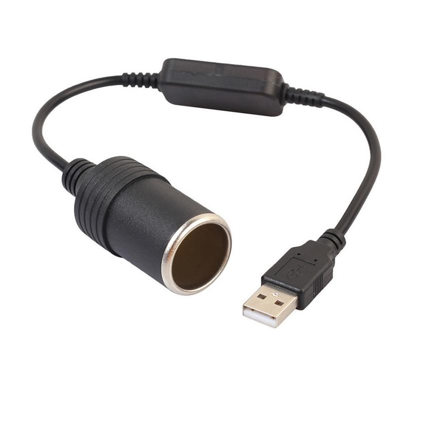Premium Plug Rokok Mobil Usb / Converter Usb 5V Ke 12V / Soket Power Charger Untuk Dvr & Elektronik 