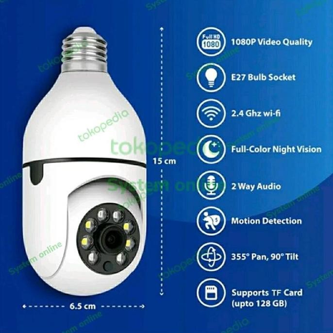 V380 / V380Pro IP Camera PTZ Mini 8MP Wifi Smart Phone Audio