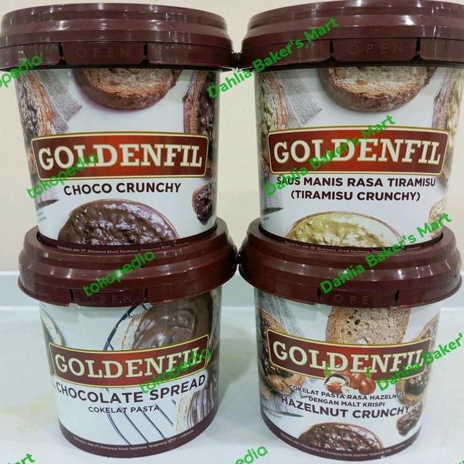 

Produk Baru!! Goldenfill Selai Rasa 1 Kg Untuk Olesan Roti/Kue/Cake Aneka Rasa