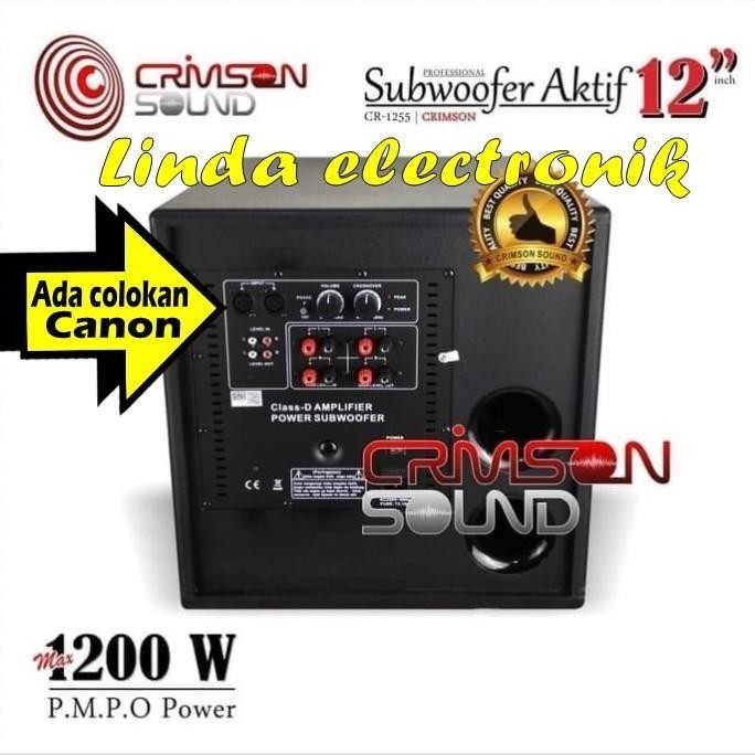 Crimson Cr 1255 Subwoofer Aktif 12In Crimson Cr1255