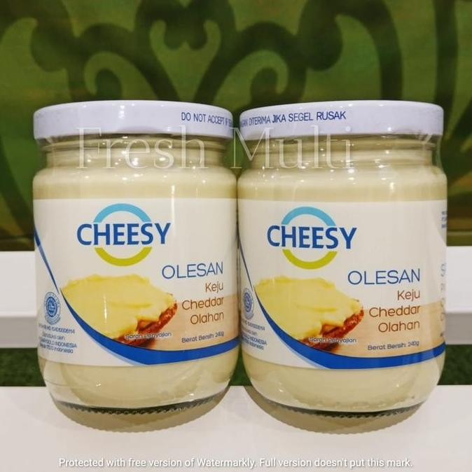 

Produk Baru!! Cheesy spread 240gr / selai keju oles/ keju oles halal/ spread 240gr