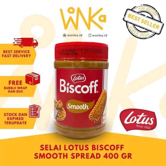 

Produk Baru!! Lotus Spread Smooth - Selai Speculoos 400 gr - Biscoff Caramel Cookie