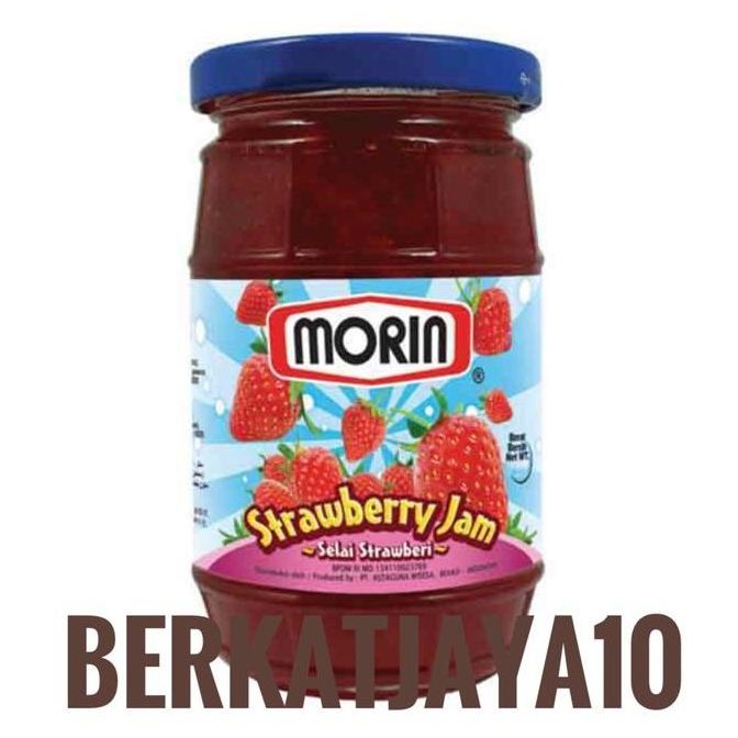 

Produk Baru!! Morin Strawberry Jam 330gr Selai Stroberi Topping Roti Isian