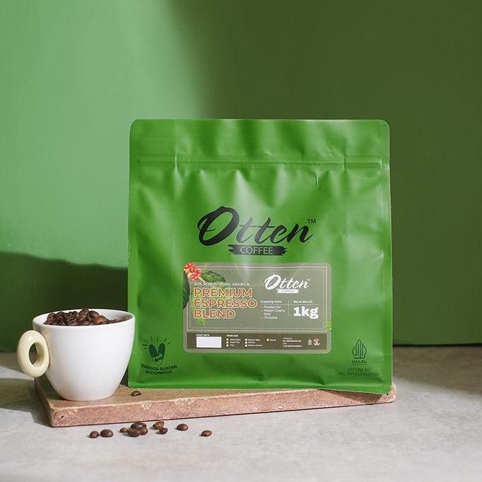 

PREMIUM ESPRESSO BLEND 1KG BIJI BUBUK KOPI ARABICA ROBUSTA OTTEN COFFEE - COMMERCIAL BLEND TERMURAH