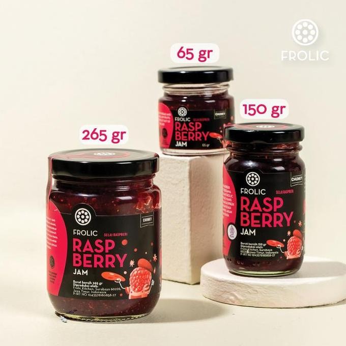 

Produk Baru!! FROLIC Raspberry Jam - Selai Buah Rasberi - Tanpa Pengawet, Pektin , dan Perasa Buatan