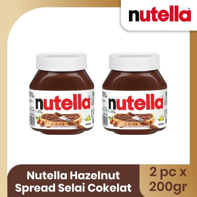 

Produk Baru!! Nutella Hazelnut Spread Selai Cokelat 200gr - TWINPACK