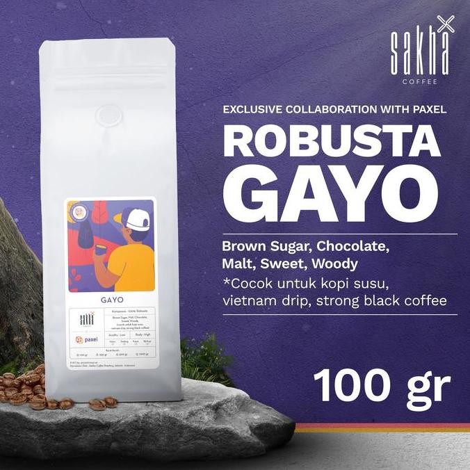 

BIJI KOPI ROBUSTA GAYO ACEH EXCLUSIVE PAXEL COFFEE ESPRESSO 100 GRAM TERMURAH