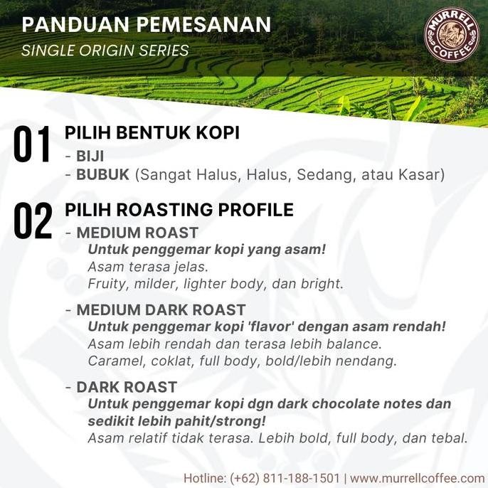 

PAPUA WAMENA KOPI ARABICA SPECIALTY PREMIUM BIJI BUBUK MURRELL COFFEE TERMURAH