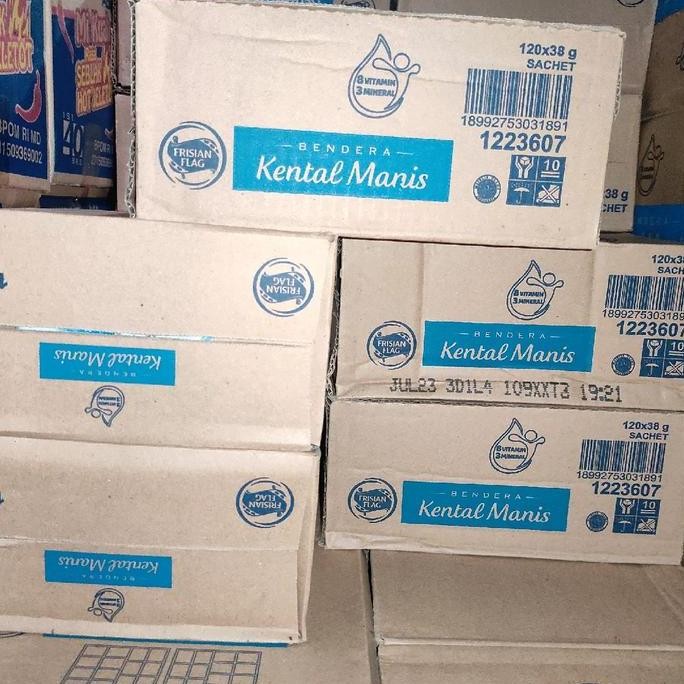 

Produk Baru!! Susu Kental Manis Bendera Frisian Flag kemasan sachet 45 gram per dus (120 pcs) Minuman Milk Food Lezat Kopi Makanan