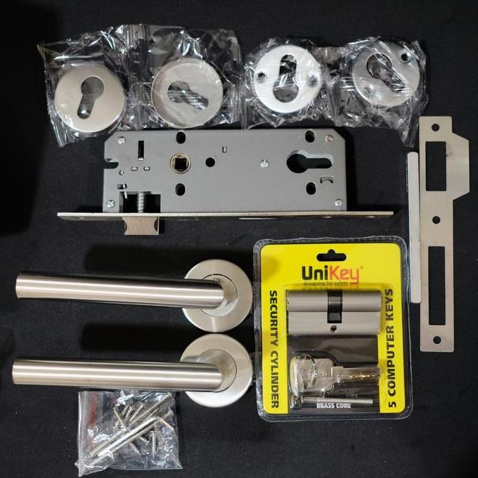 1 SET GAGANG PINTU UNIKEY HRE 219.51 MODEL LURUS
