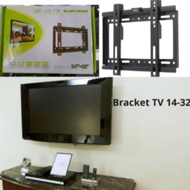 HJK B27 Bracket TV 14 -42 INCH FIX braket tv 14 inch 42 inch super slim LENGAN TV 14-42 IN