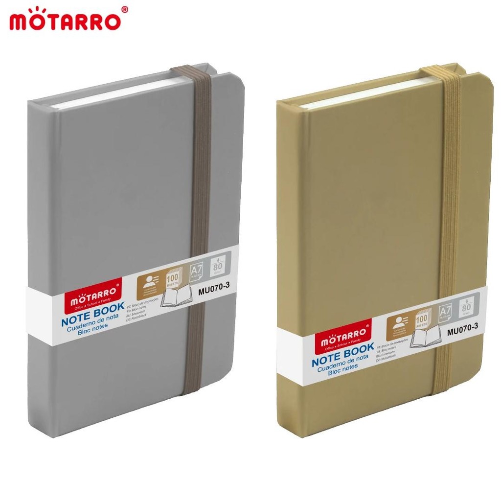 

Motarro 1Pcs A7 Notebook Gold Silver Notepad Mini Memo Ins Hand Ledger For Student School Office Supplies Notepad