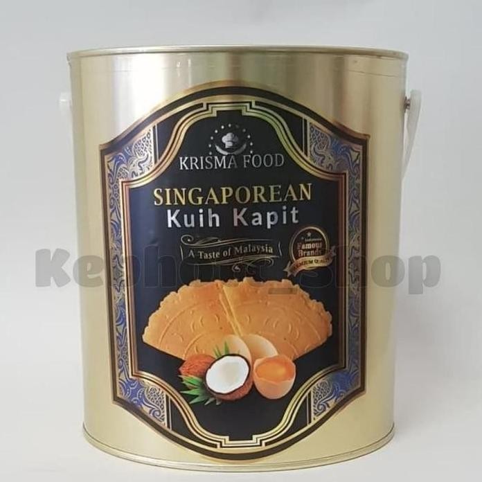 

Terlaris Singaporean Kuih Kapit Sesame 400Gr | Kue Kapit Rasa Wijen Krisma Food