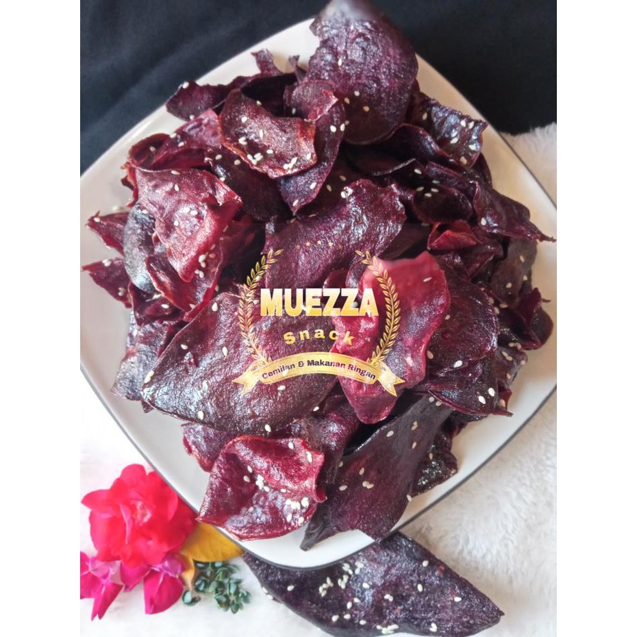 

Terlaris Keripik Ubi Ungu Wijen Caramel 1 Kg