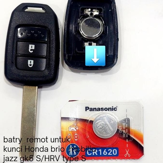 Promo Baterai batrey kunci remot Honda brio jazz gk5 S BRV  mobilio HRV type S cr 1620 COD