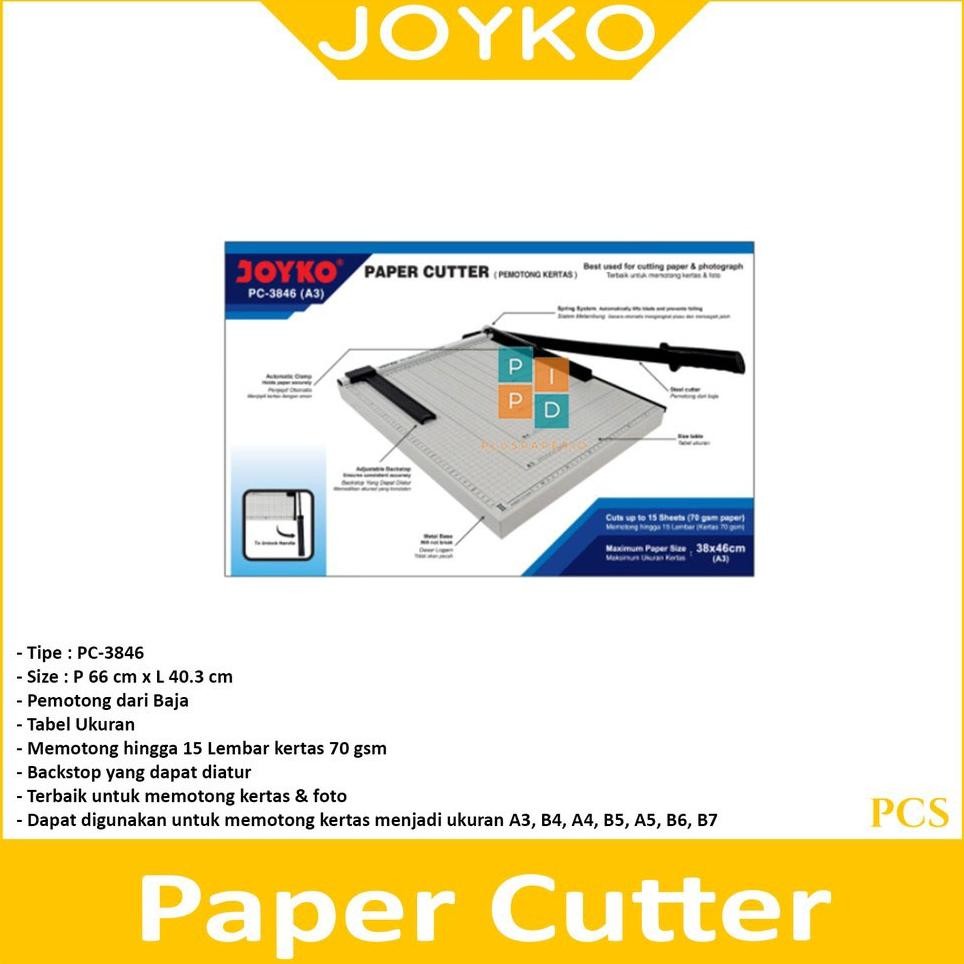 

Joyo Alat Pemotong Erta A3 R Cutter Pc3846 Pc