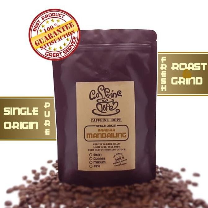 

Kopi Arabika Mandailing 200 Gr Single Origin Bean/Biji & Ground/Bubuk