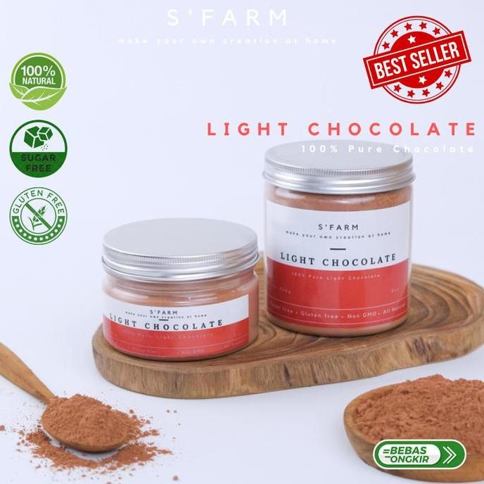 

100% Light Chocolate Powder / Bubuk Coklat Asli Premium