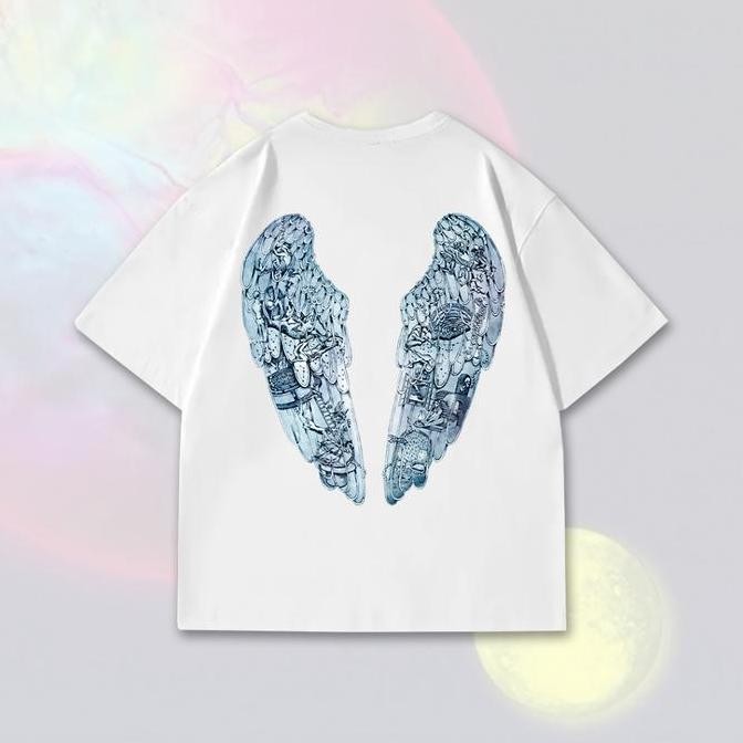 Sale Kaos Oversize Washed Coldplay | Oversize T-Shirt | Kaos Oversize | Kaos Oversize Putih |Kaos Ko