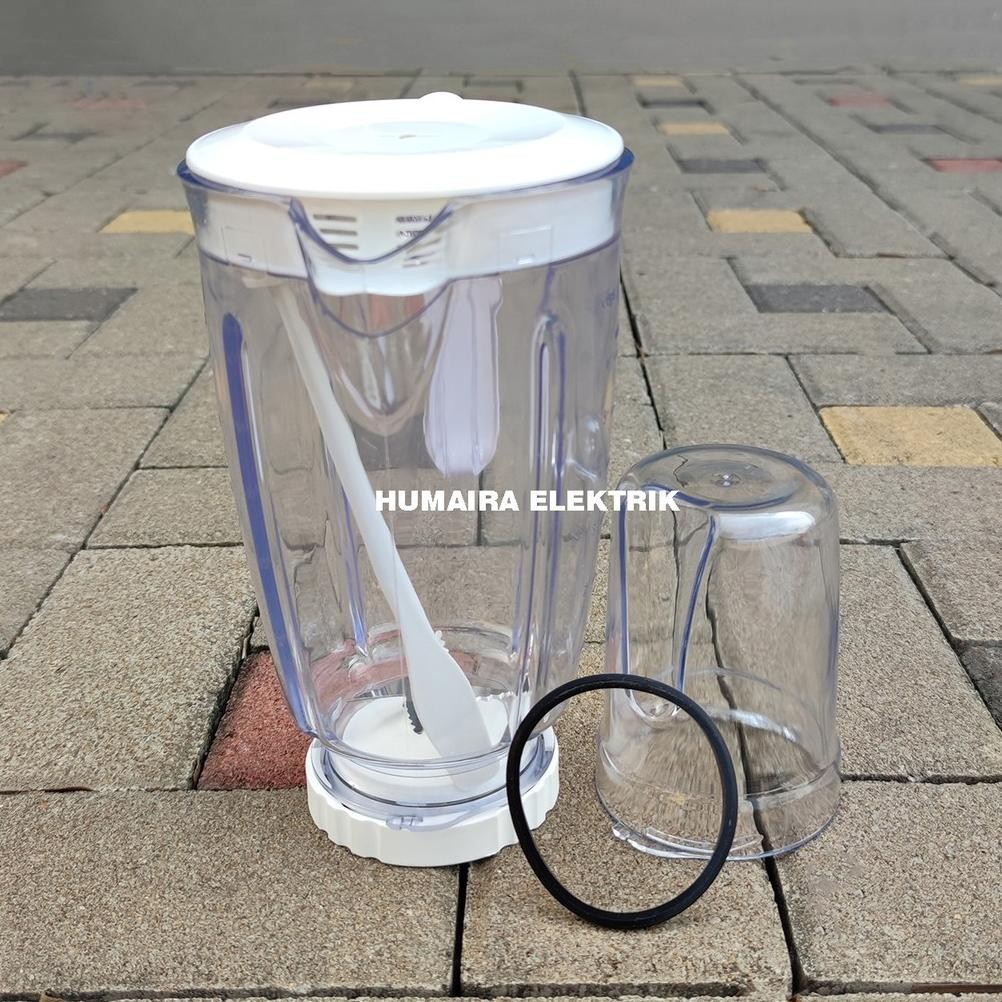 Set Gelas Jus Mika + Gelas Mill Blender Philips HR 2115 HR 2116 HR