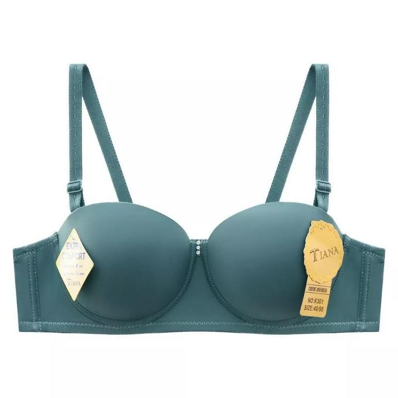 ND K301 Bra kawat tiana cup B /cup Besar kancing 3 Cup setengah ukuran 38.40.42
