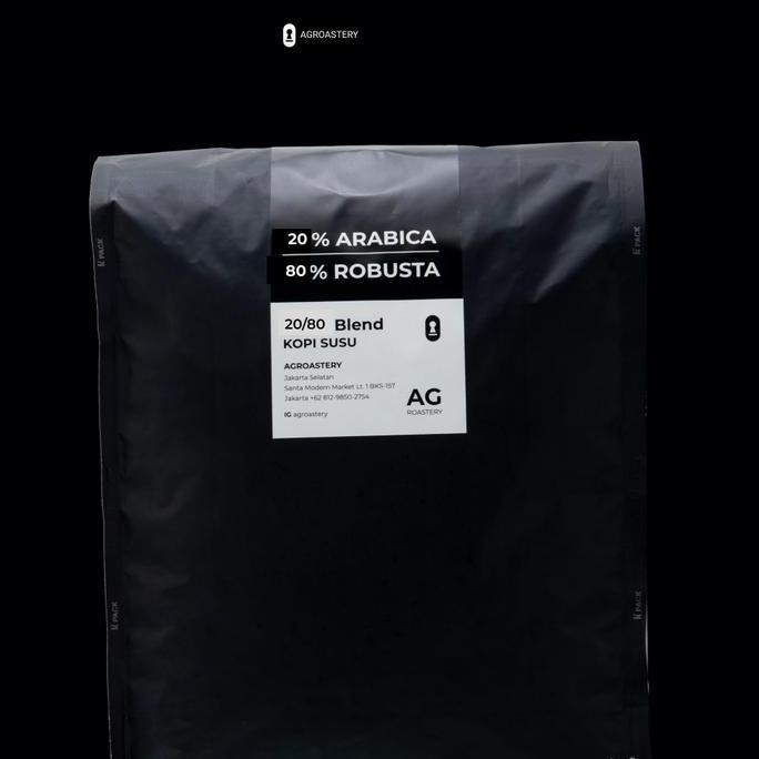 

BIJI KOPI BLEND 20/80 KOPI SUSU EKONOMIS 1 KG | 1KG TERMURAH
