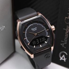 Murah Alexandre Christie 9390 Mh Pria Original Garansi 1 Tahun Quartz Rubber Stainless