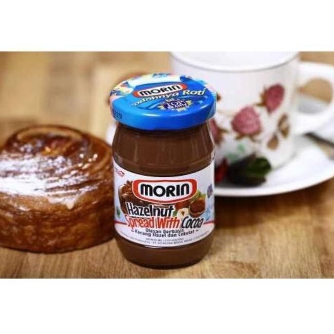 

Produk Baru!! Morin Hazelnut Spread with Cocoa 150gr Selai Kacang Topping Roti Isi