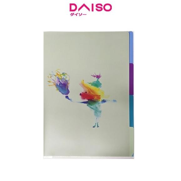 

Daiso Clear Folder - Paralym Art - no title - 3pockets - A4 -