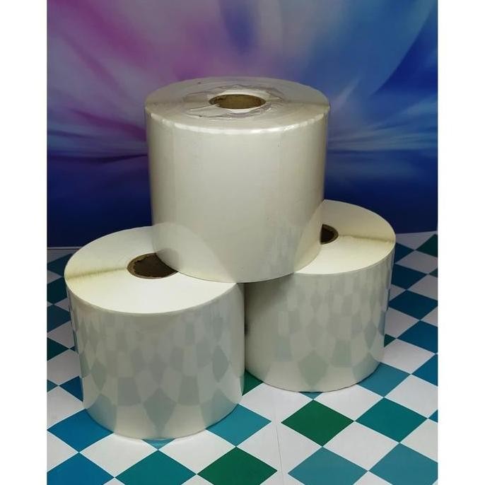 

new bare thermal label stiker 80x100mm - 80mm - isi 500pcs