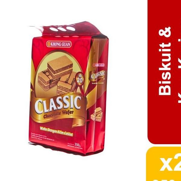 

Hong Guan Claic Wafer Chocolate 350 Gr 2 Pc