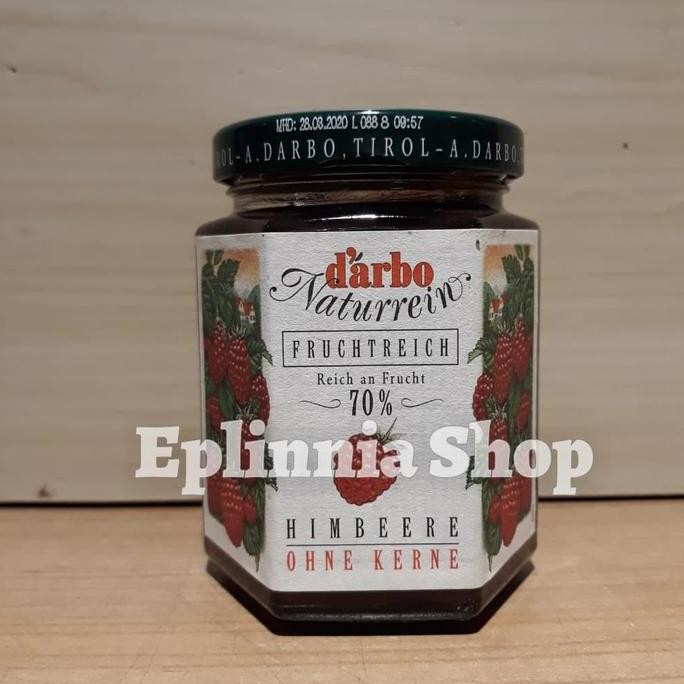 

Produk Baru!! D'arbo Himbeere Raspberry Ohne Kerne Jam 200 gr Darbo Selai Raspberri